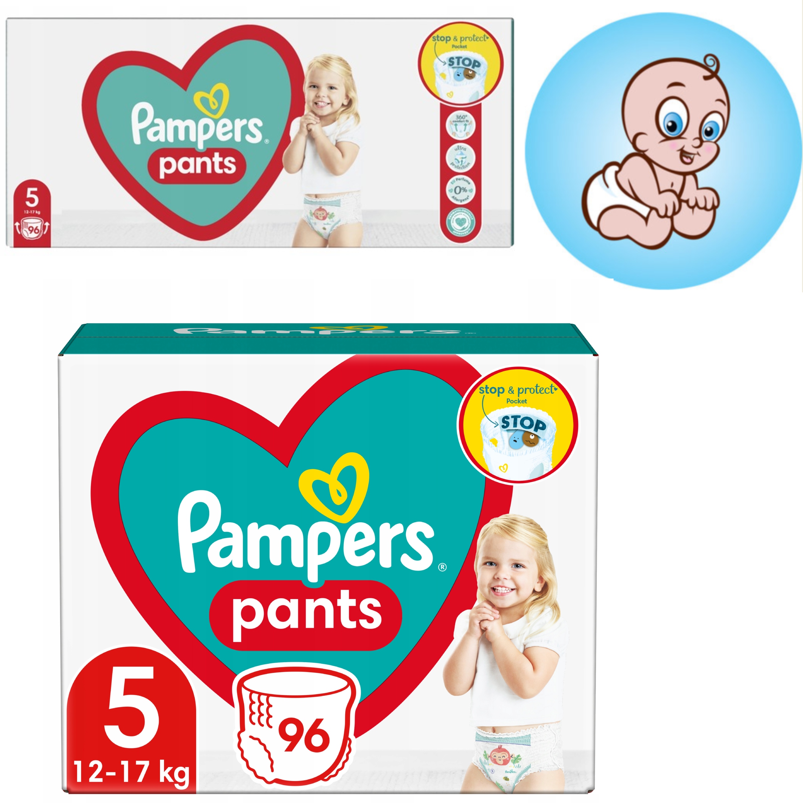 4 pak chusteczki pampers